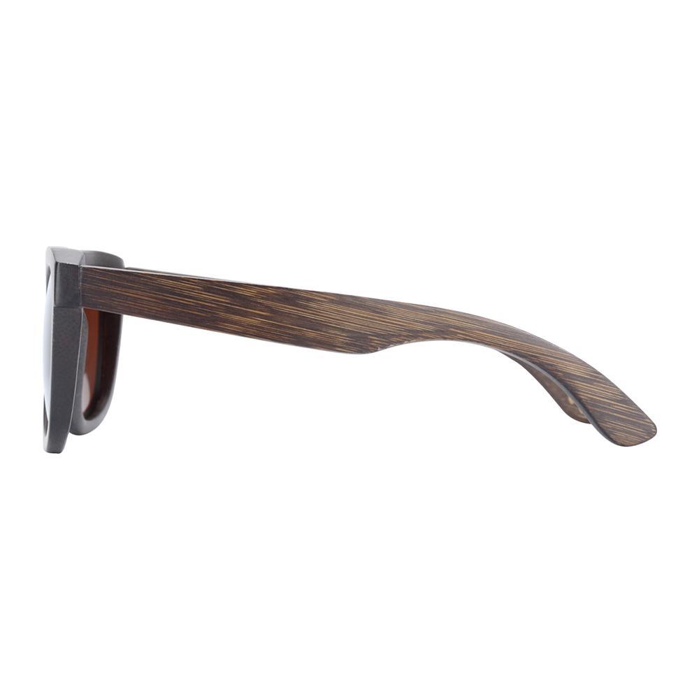 Nouvelles lunettes de soleil élégantes en bois naturel, polarisées, faites à la main en bambou pour hommes et femmes, avec protection UV400