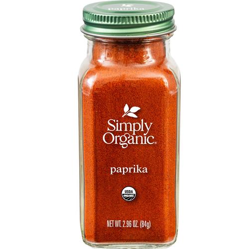 Simply Organic, Paprika moulue certifiée biologique, pot de 83,9 g