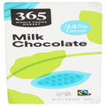 Tablette de chocolat au lait Whole Foods Market, 2,8 oz