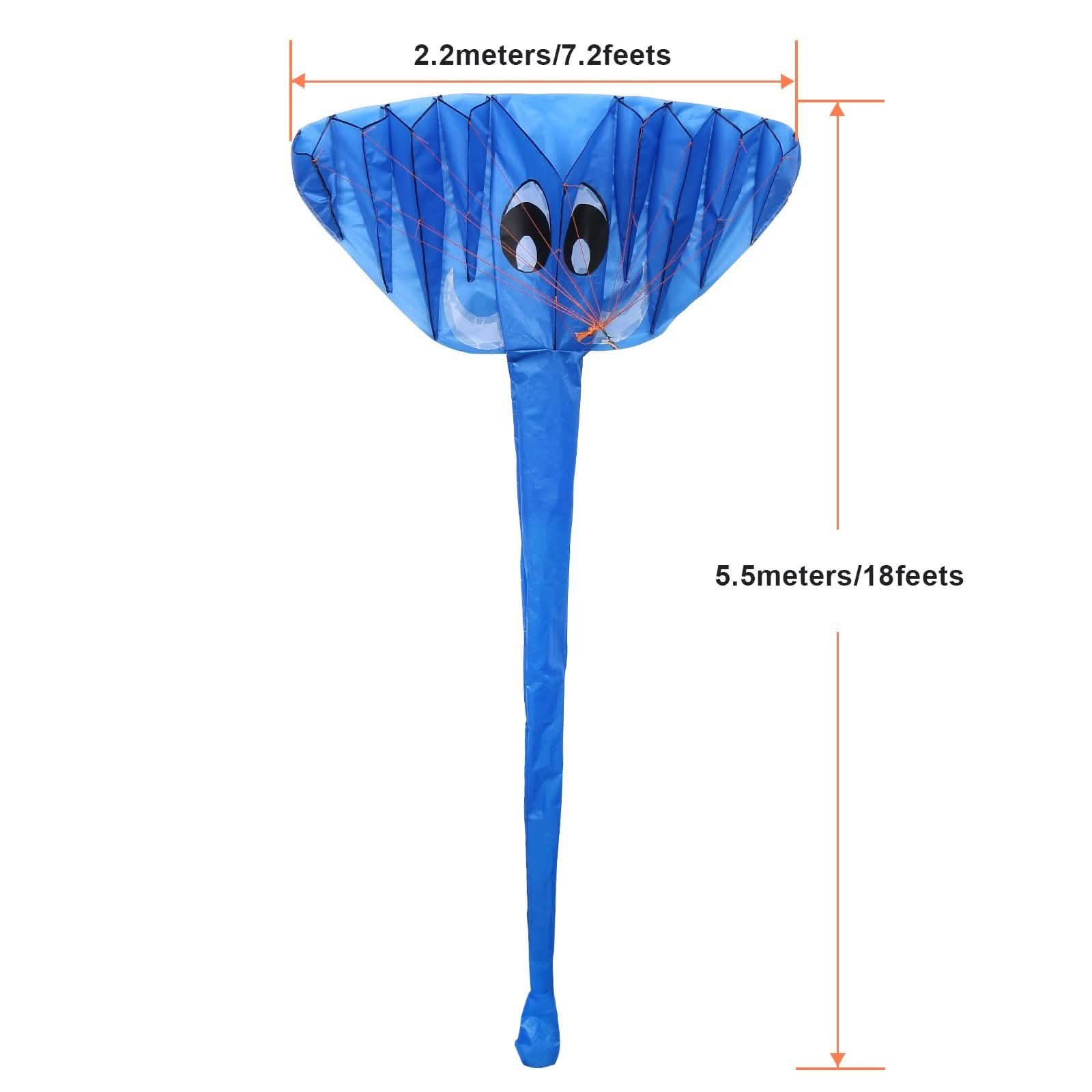 Cerf-volant 3D sans cadre doux géant et parafoil