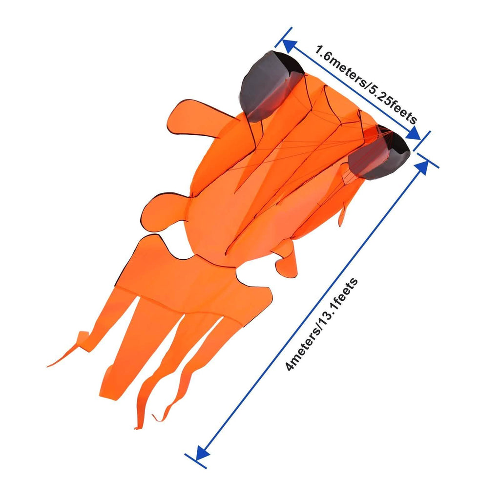 Cerf-volant 3D sans cadre doux géant et parafoil