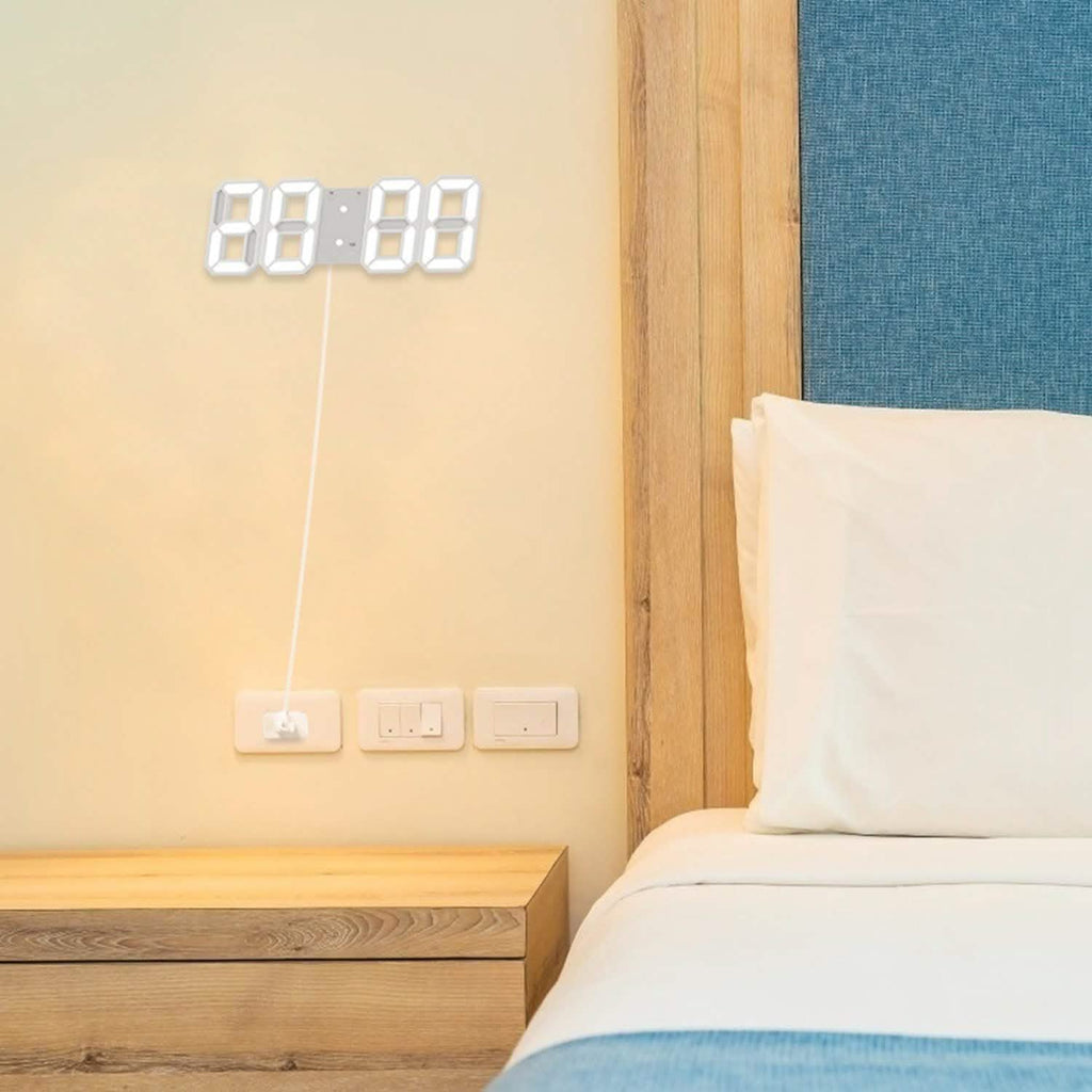 Horloge Murale Numérique LED 3D