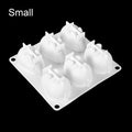 Moule à gâteau en silicone en forme de lapin 3D, 6 cavités, pour mousse, dessert, cuisson, lapin, chocolat, ustensiles de pâtisserie, décoration de Pâques, moule en silicone pour chocolat, lapin, pour la pâtisserie, en forme de lapin
