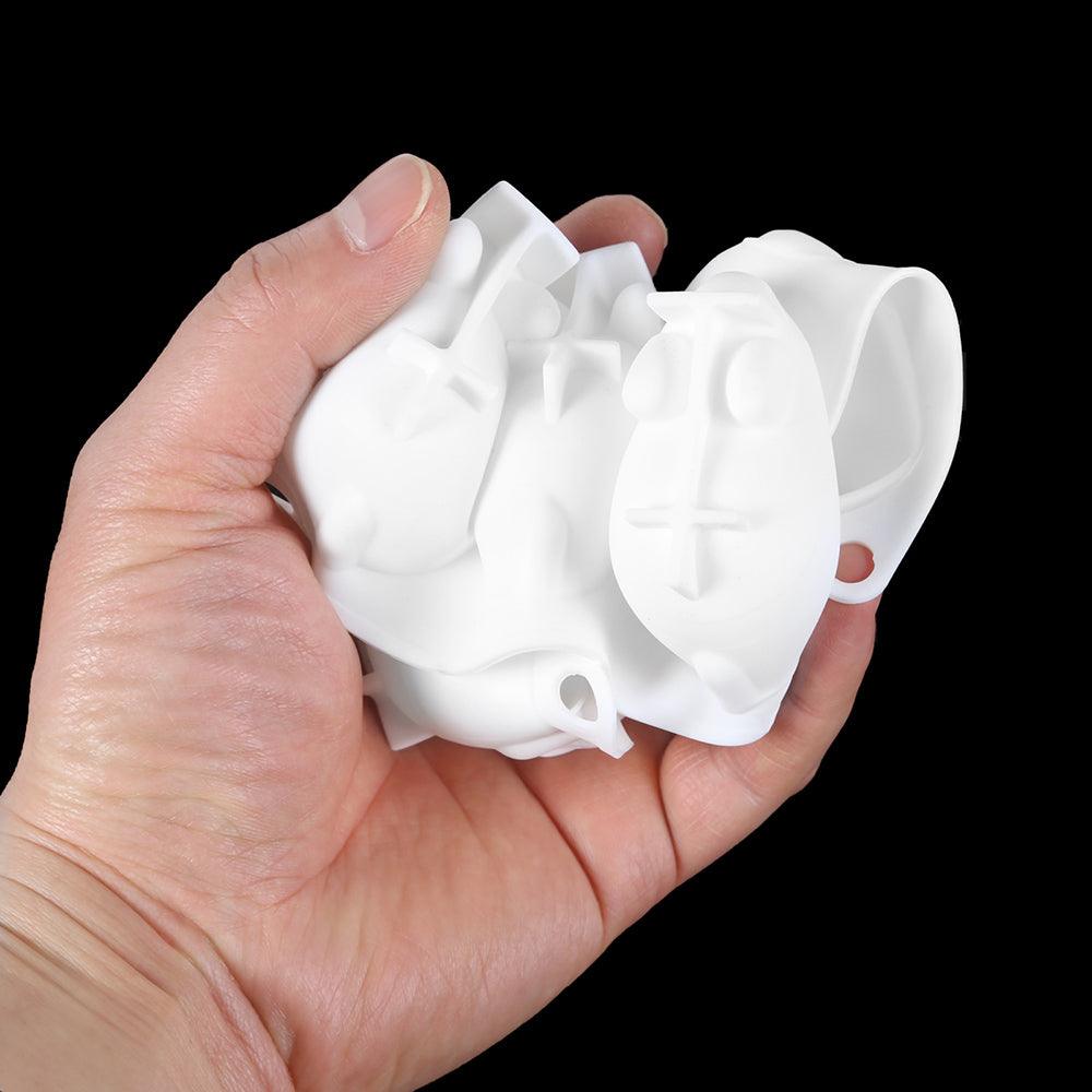 Moule à gâteau en silicone en forme de lapin 3D, 6 cavités, pour mousse, dessert, cuisson, lapin, chocolat, ustensiles de pâtisserie, décoration de Pâques, moule en silicone pour chocolat, lapin, pour la pâtisserie, en forme de lapin