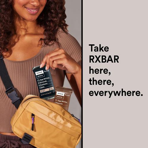 Barres protéinées Rxbar Minis, collation protéinée, barres de collation, assortiment, boîte de 7,3 oz (8 barres)
