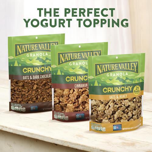 Nature Valley Croustillant Granola, Granola Avoine Et Miel, Sachet Refermable, 453 g