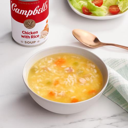 Campbell’S Condensed Chicken With Rice Soup, 10.5 Ounce Can