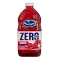 Boisson aux canneberges Ocean Spray zéro sucre, Boisson aux canneberges édulcorée à la stévia, Bouteille de 1,89 litre