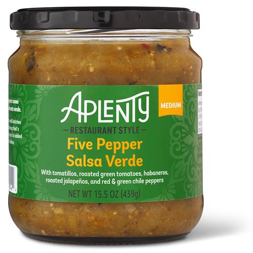 Salsa Verde aux cinq poivres Aplenty, moyenne, 439 g