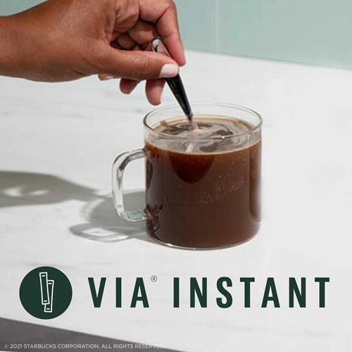 Starbucks Via Ready Brew Coffee, Italian Roast, 8 Count