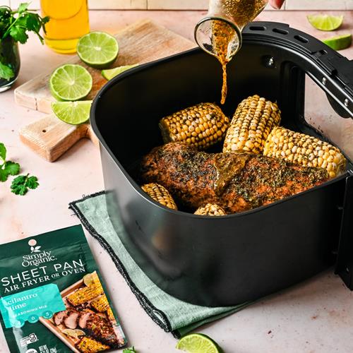 Assaisonnement pour plaque de cuisson Simply Organic, Coriandre Citron vert, 20 g (Lot de 12)