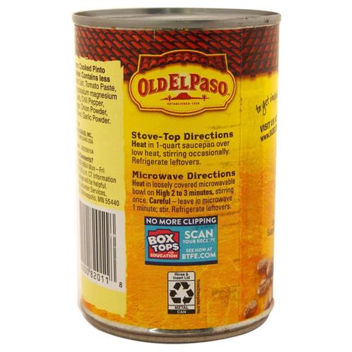 Haricots frits sans gras Old El Paso, 16 oz