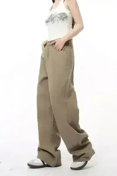 Jeans larges pour homme avec poches
