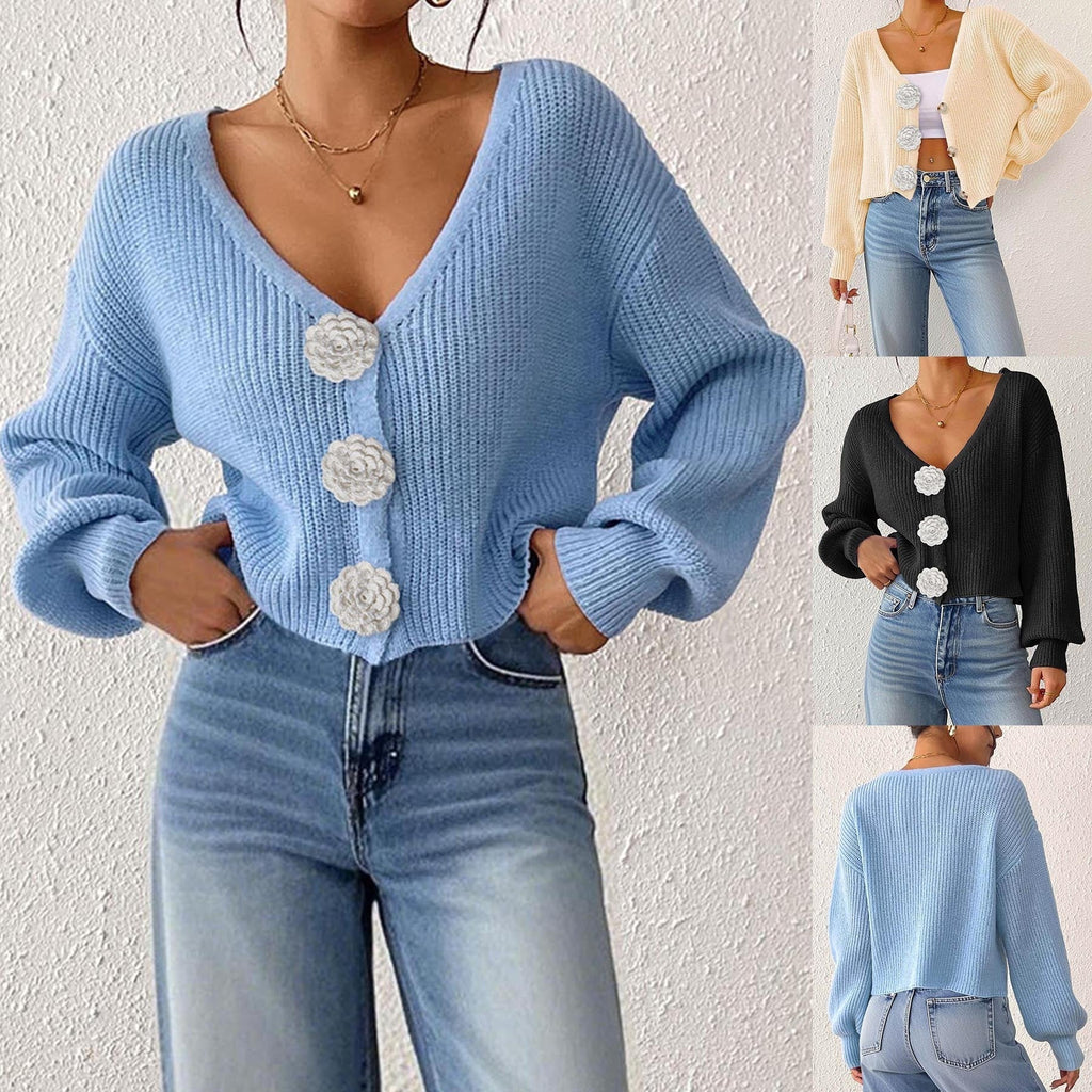 Cardigan en tricot crochet pour femme