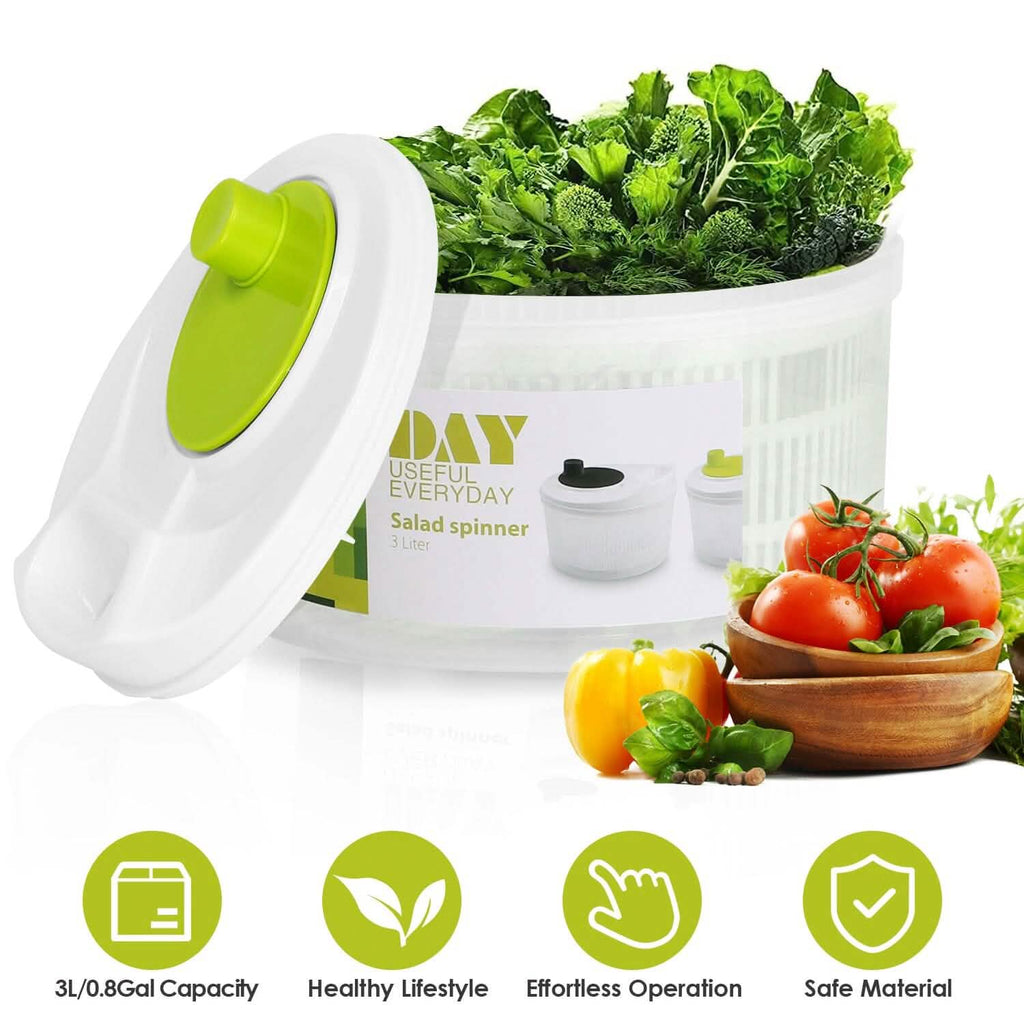 Essoreuse à salade 3L/0,8 Gal avec couvercle