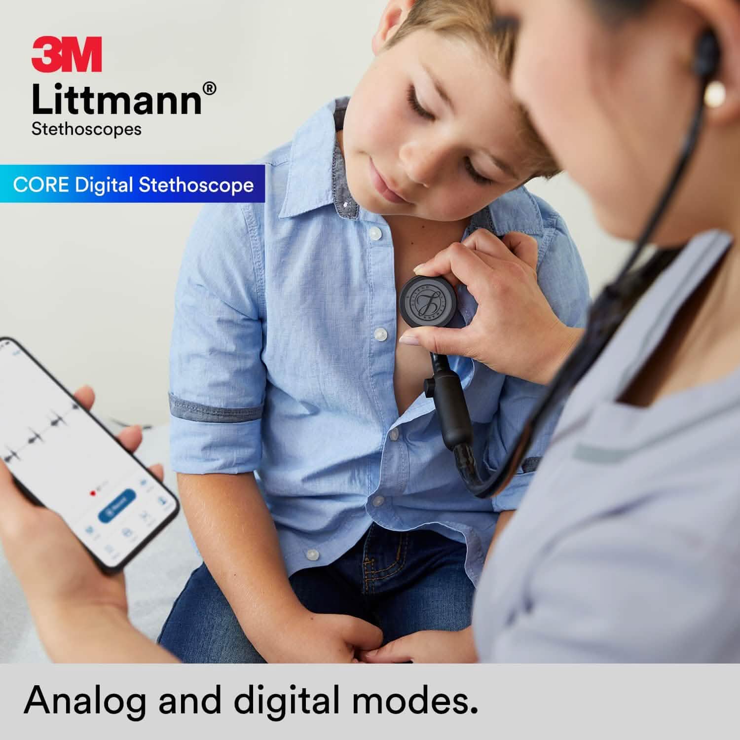 Stéthoscope numérique 3M™ Littmann® CORE (reconditionné)