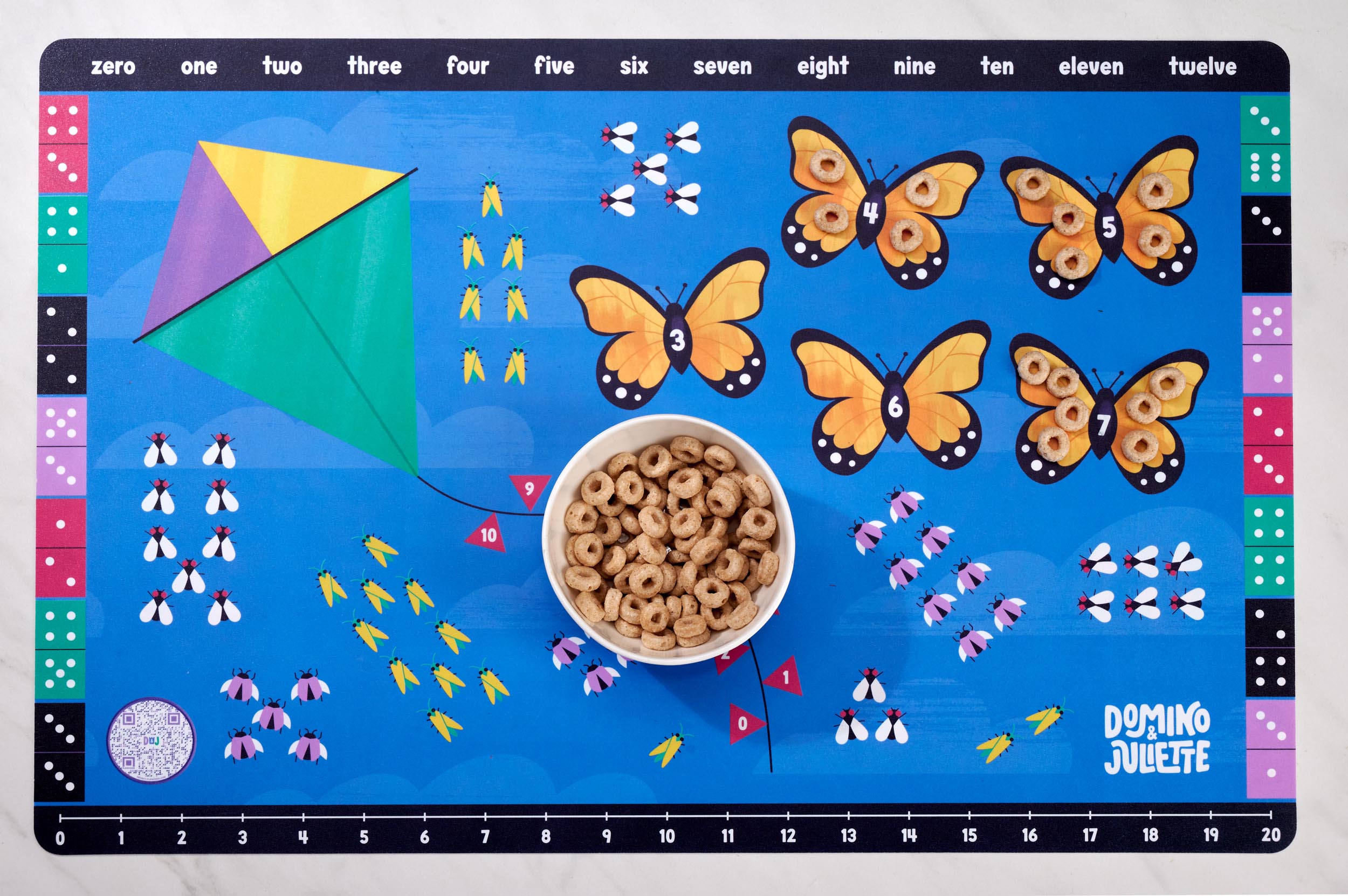Lot de 3 sets de table mathématiques