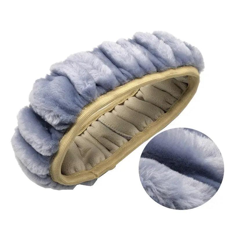 Lot de 3 Housses de Volant en Laine et Fourrure Douce pour l'Hiver – 16 Couleurs – Couvre Frein à Main et Levier de Vitesse Universels – Accessoires Auto