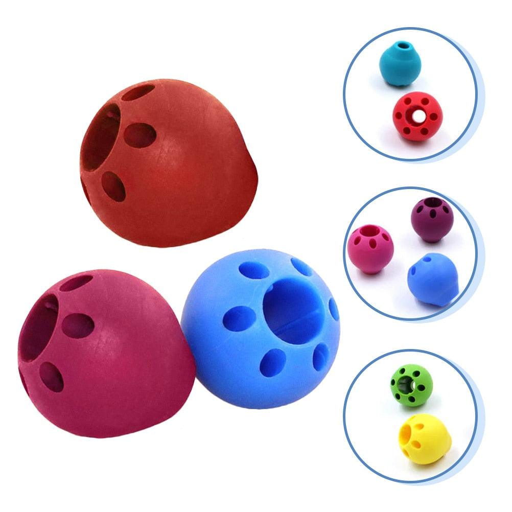 3 Pièces Aide à l'écriture en Silicone Poignée Crayon Aides Enfants pour Crayon Stylo École Poignées Crayon pour Enfants Adultes Poignées Crayon en Silicone Ronds Outils d'Aide à l'Écriture pour Écriture Dessin