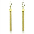 Boucles d'oreilles en laiton doré et cristal – Élégantes et légères – Femstylo