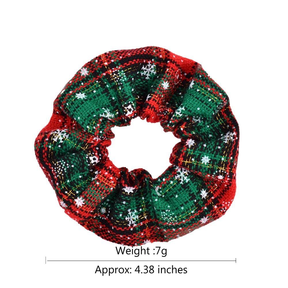 Chouchou Élastique de Noël Tendance de 4,38 Pouces, Nouveaux Bandeaux Faits à la Main, Élastique à Cheveux, Porte-Queue de Cheval, Coiffe, Accessoires pour Femmes