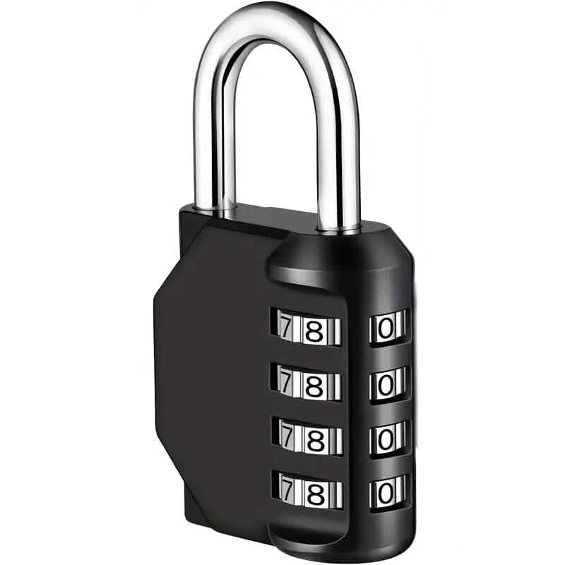 Cadenas à combinaison en alliage de zinc étanche à 4 chiffres