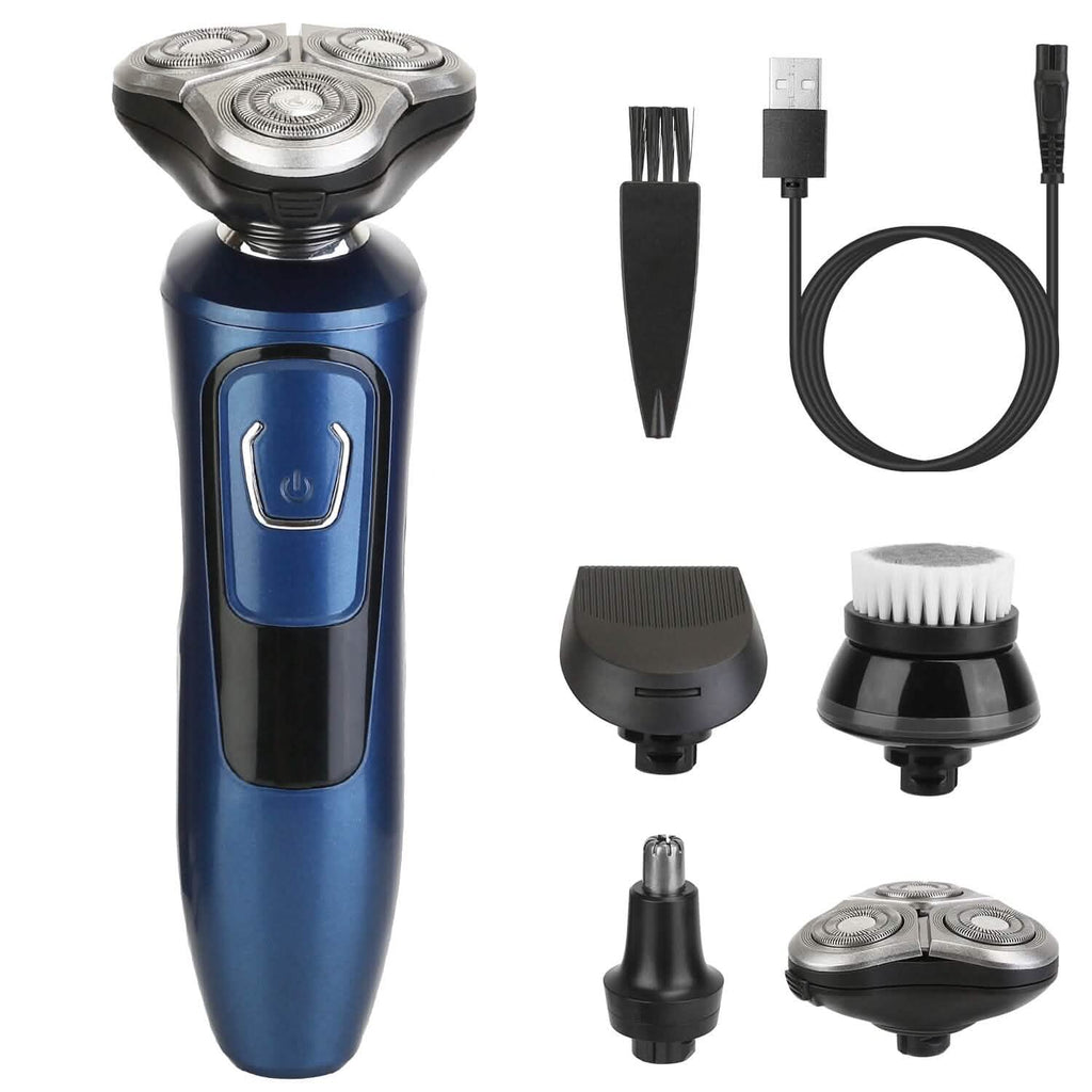Rasoir électrique 4-en-1 rechargeable sans fil