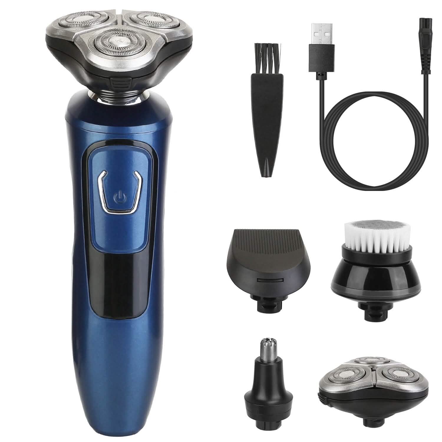 Rasoir électrique 4-en-1 rechargeable sans fil