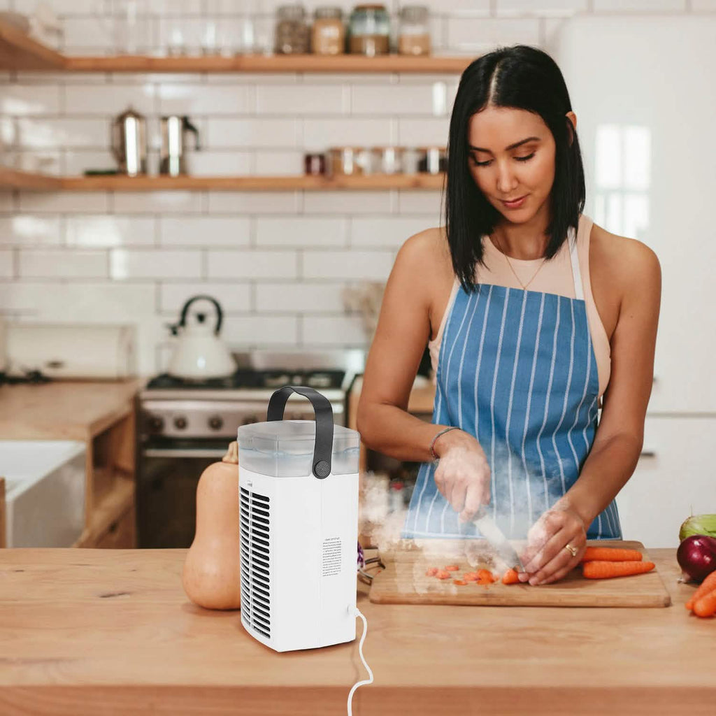 Ventilateur brumisateur rafraîchisseur d'air évaporatif 4-en-1