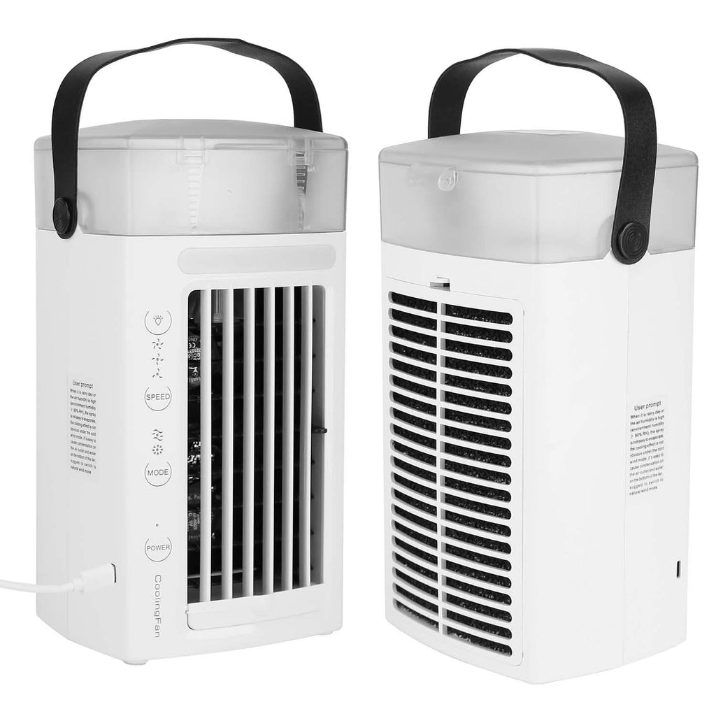 Ventilateur brumisateur rafraîchisseur d'air évaporatif 4-en-1
