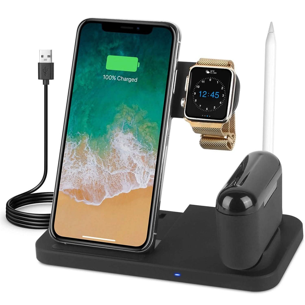Chargeur sans fil pliable 4-en-1
