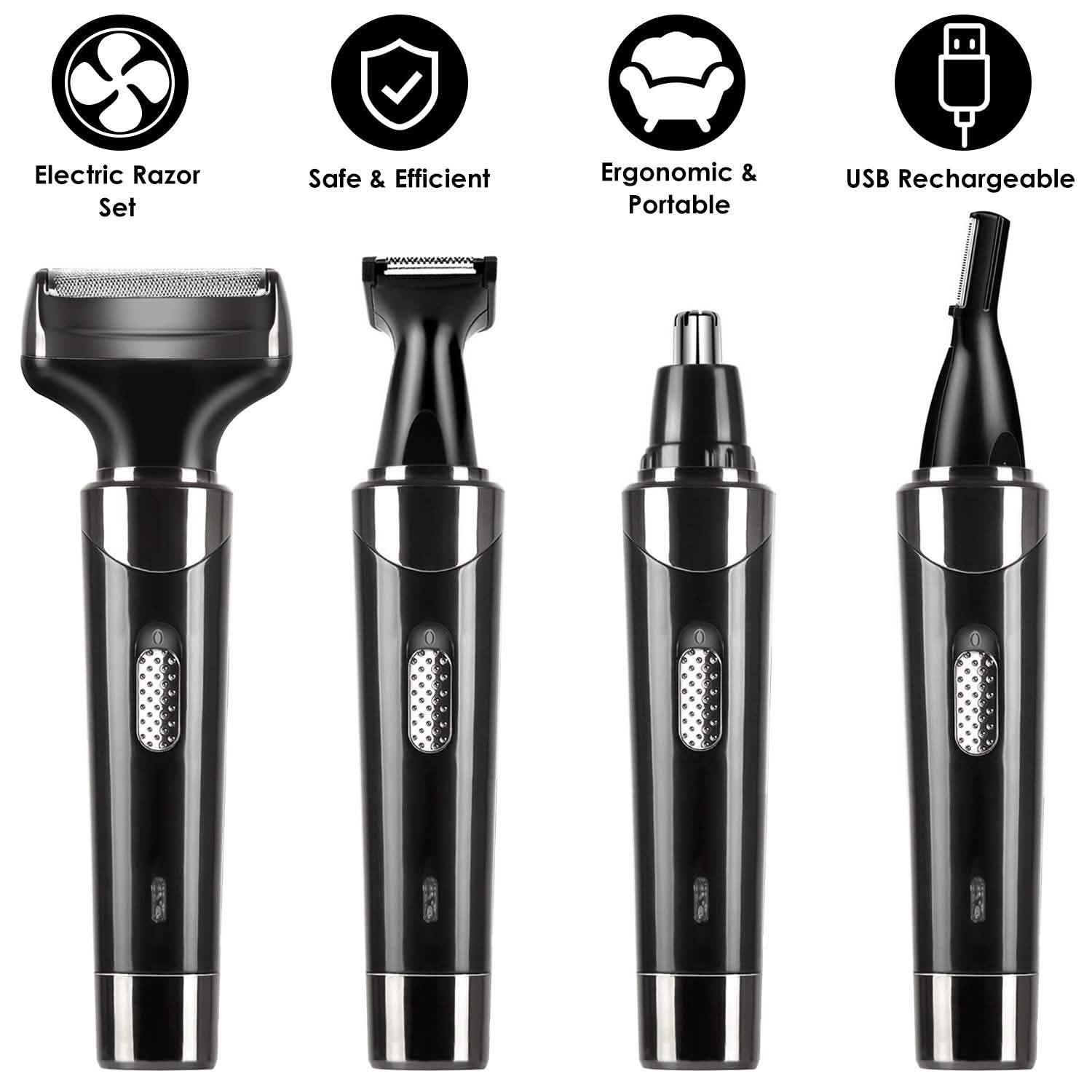 Tondeuse rechargeable 4-en-1