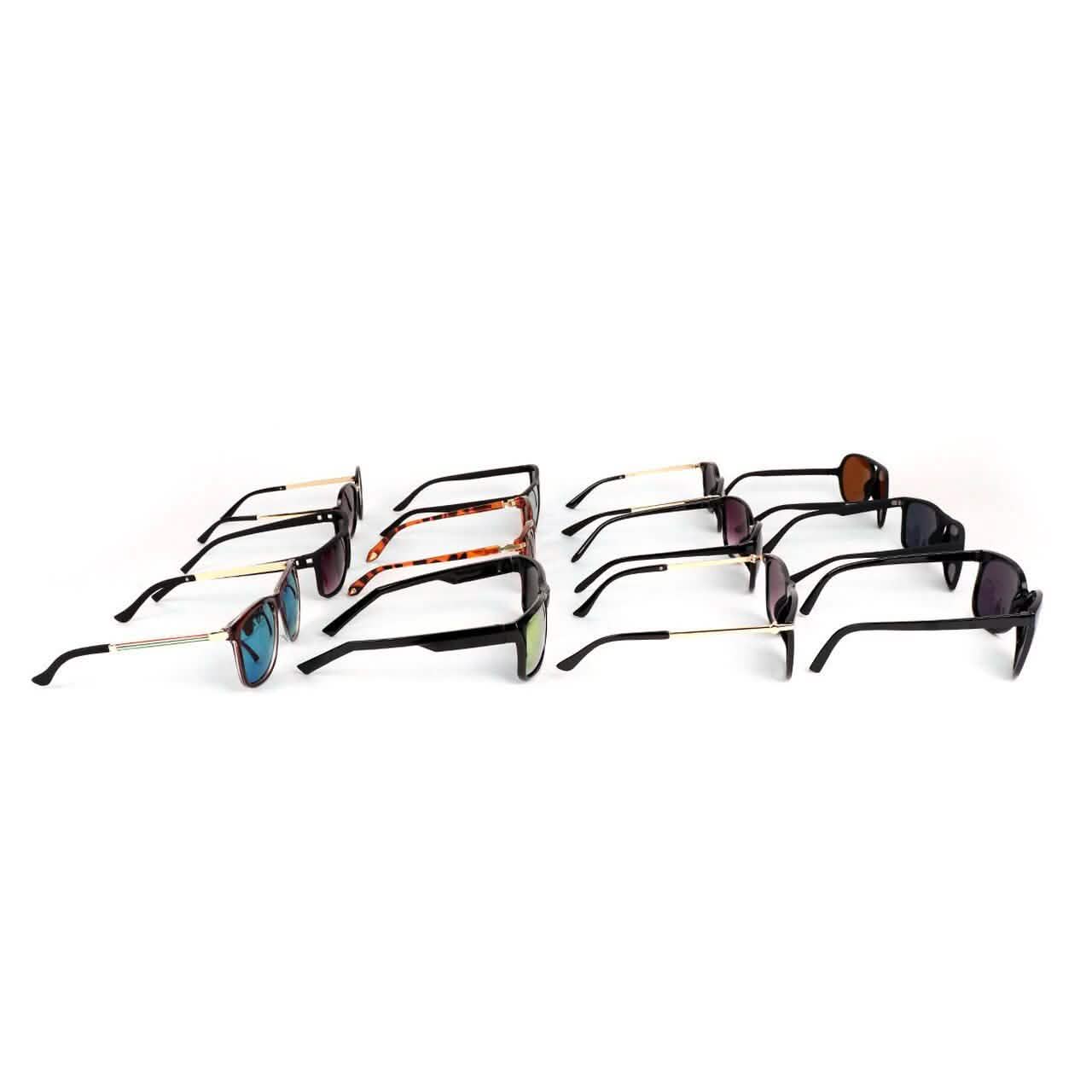 Lot de 4 : Lunettes de soleil unisexes assorties