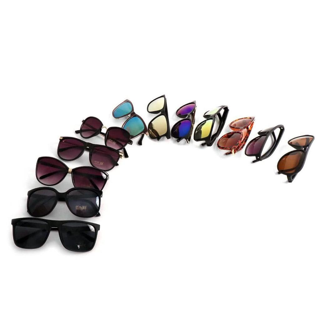 Lot de 4 : Lunettes de soleil unisexes assorties