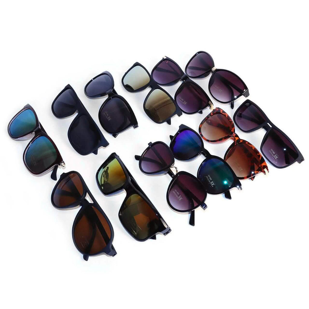 Lot de 4 : Lunettes de soleil unisexes assorties