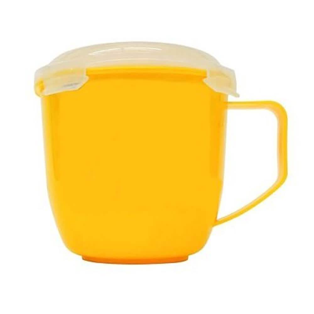 Lot de 4 : tasses micro-ondes Bell & Howell avec couvercles ventilés