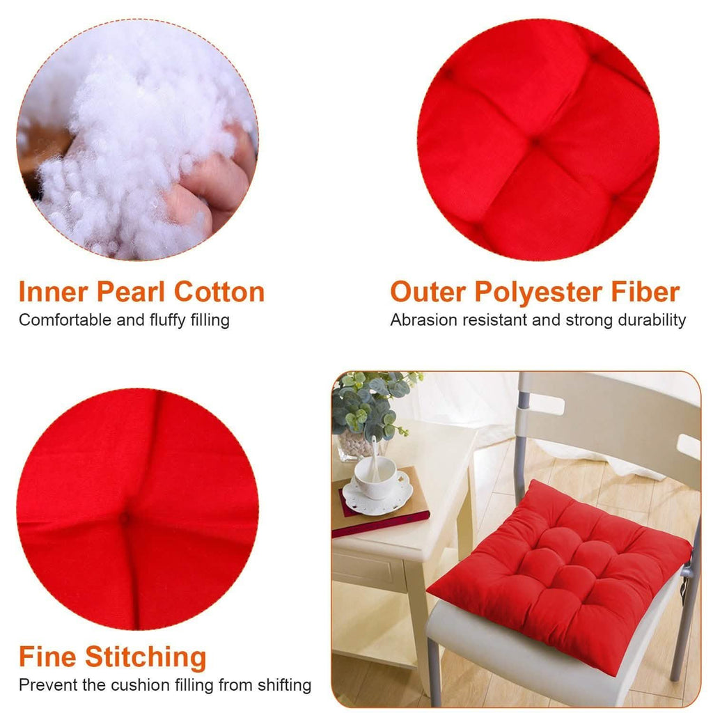 Lot de 4 : Coussins de chaise