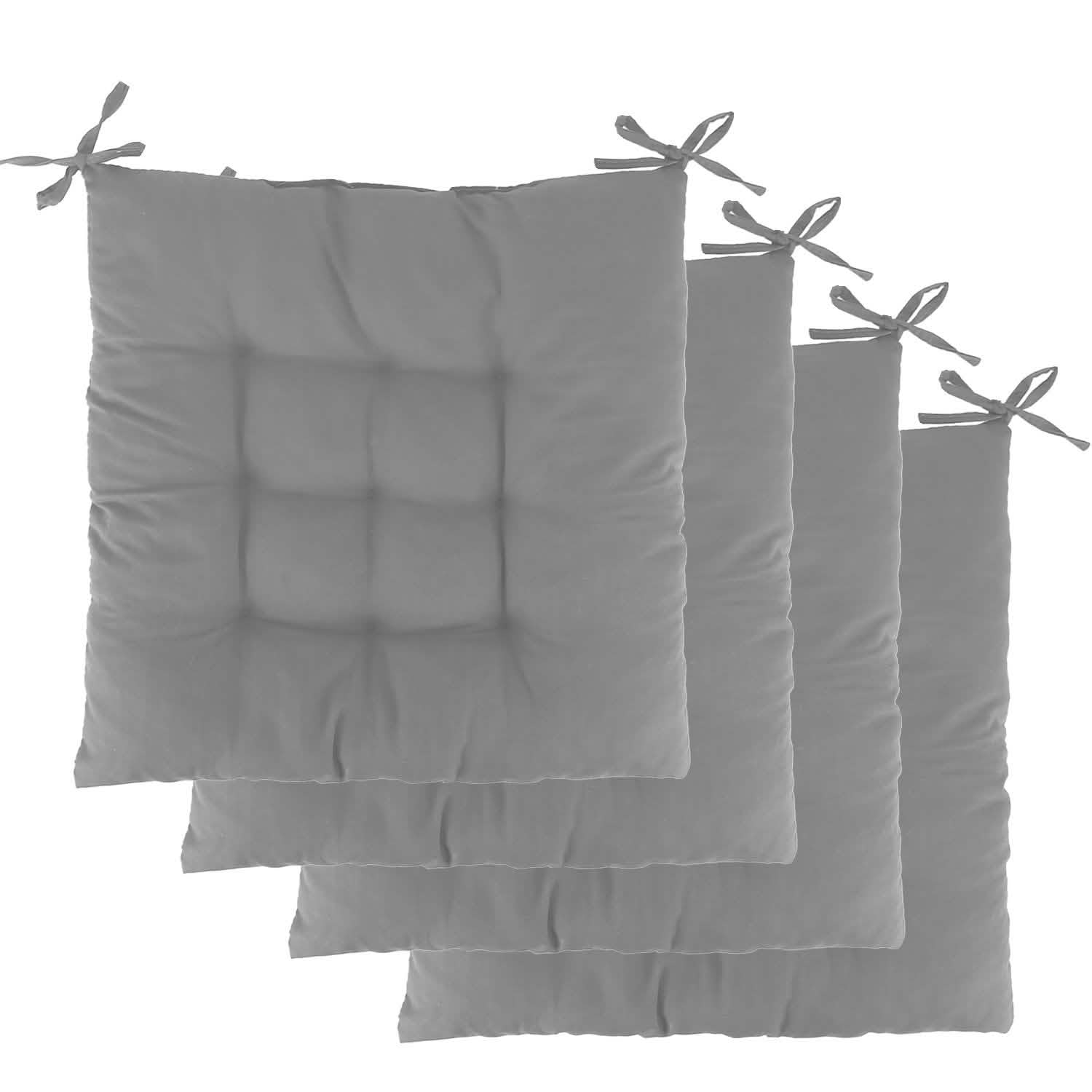 Lot de 4 : Coussins de chaise