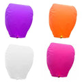 Lot de 4 : lanternes volantes chinoises en papier