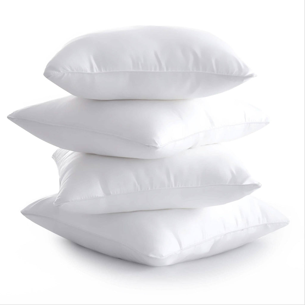 Lot de 4 : Coussins décoratifs pour lit, canapé, causeuse – Coussins à mémoire de forme
