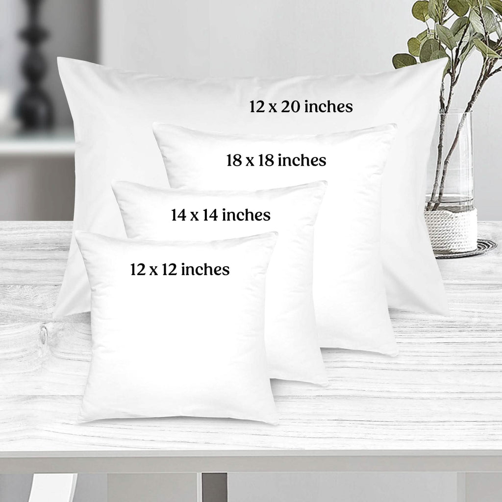 Lot de 4 : Coussins décoratifs pour lit, canapé, causeuse – Coussins à mémoire de forme