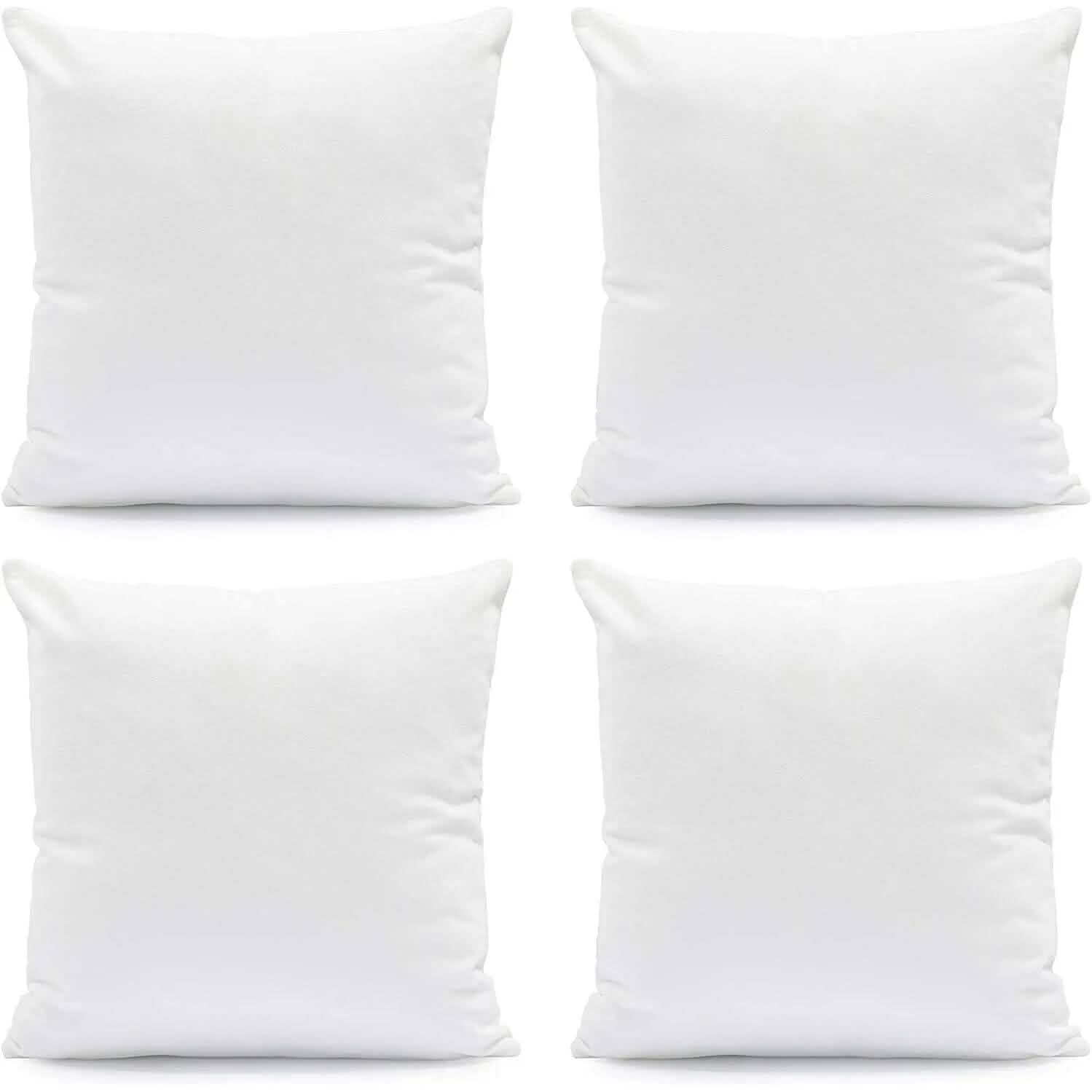Lot de 4 : Coussins décoratifs pour lit, canapé, causeuse – Coussins à mémoire de forme
