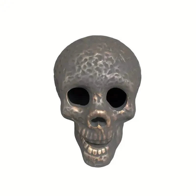 Lot de 4 : crânes en céramique pour brasero d'Halloween