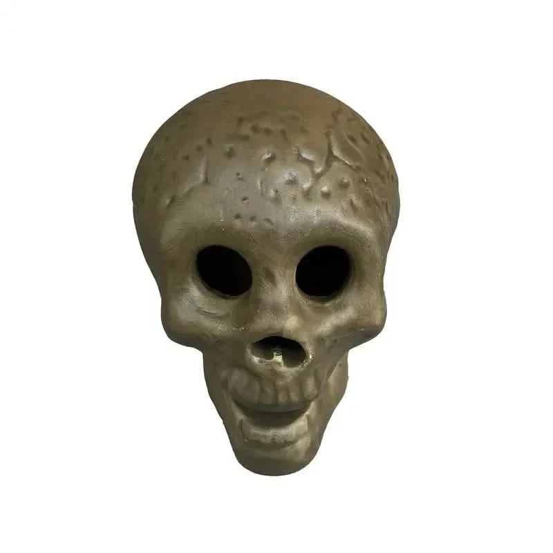 Lot de 4 : crânes en céramique pour brasero d'Halloween