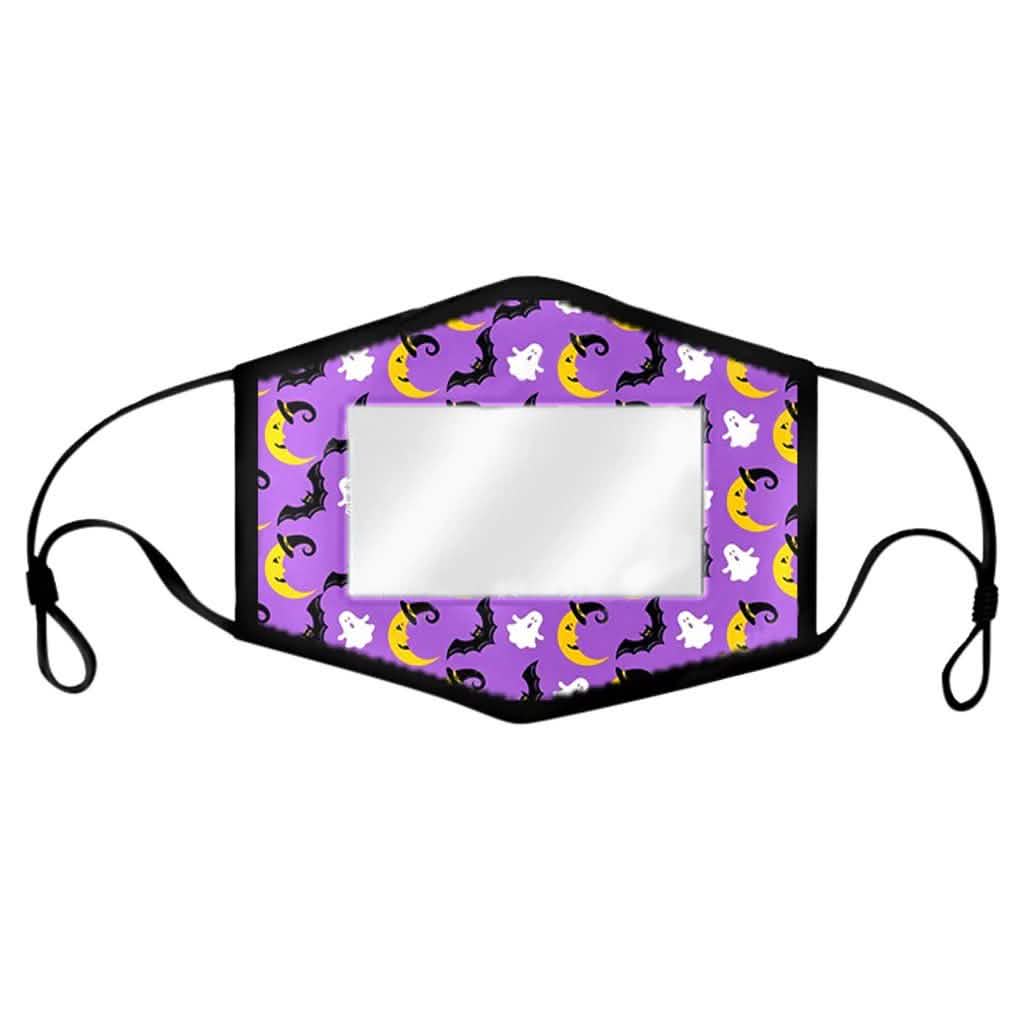 Lot de 4 masques transparents pour enfant lavables et réutilisables