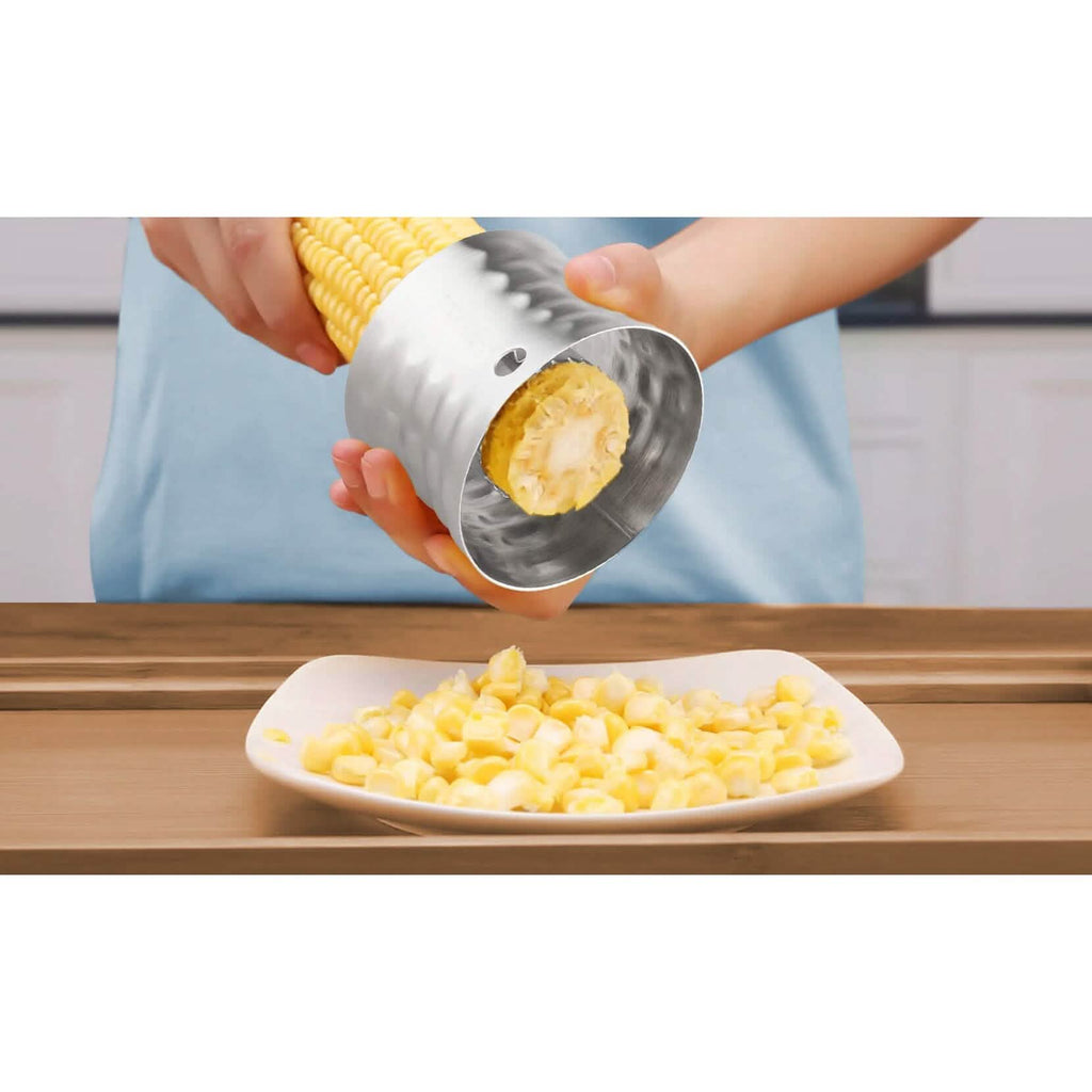 Paquet de 4 : Ustensiles de cuisine pour couper, trancher, hacher, éplucher et évider