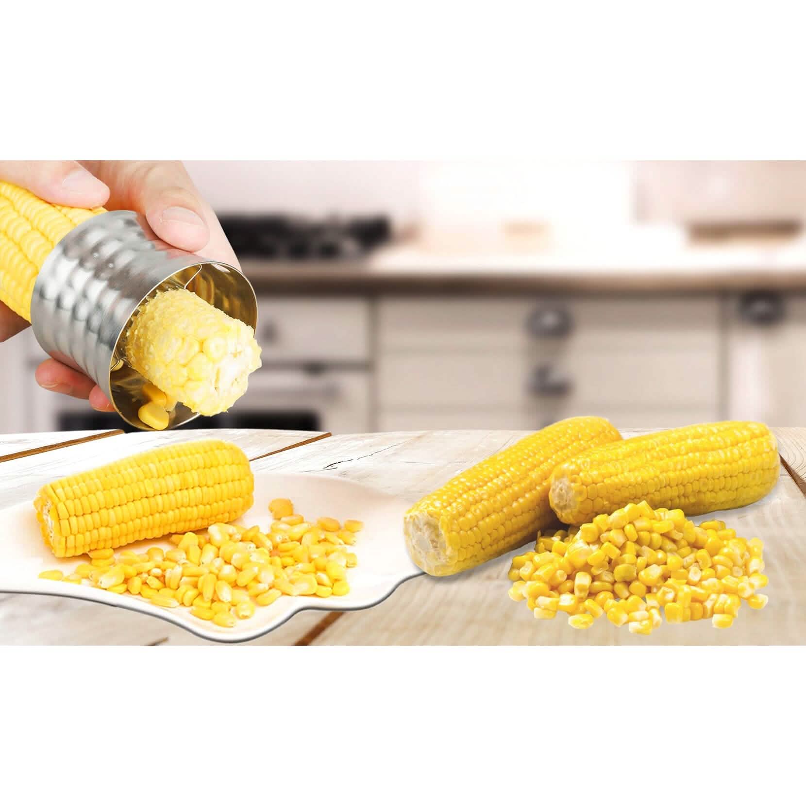 Paquet de 4 : Ustensiles de cuisine pour couper, trancher, hacher, éplucher et évider