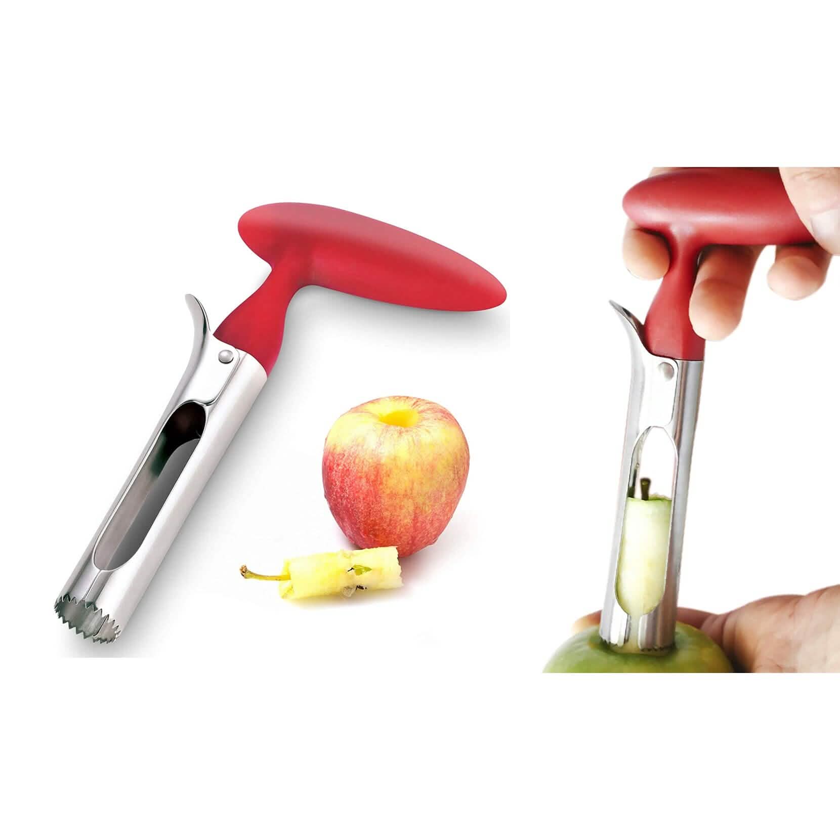 Paquet de 4 : Ustensiles de cuisine pour couper, trancher, hacher, éplucher et évider