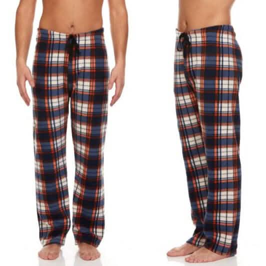 Lot de 4 : Pantalon de pyjama en micropolaire pour homme