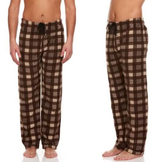 Lot de 4 : Pantalon de pyjama en micropolaire pour homme